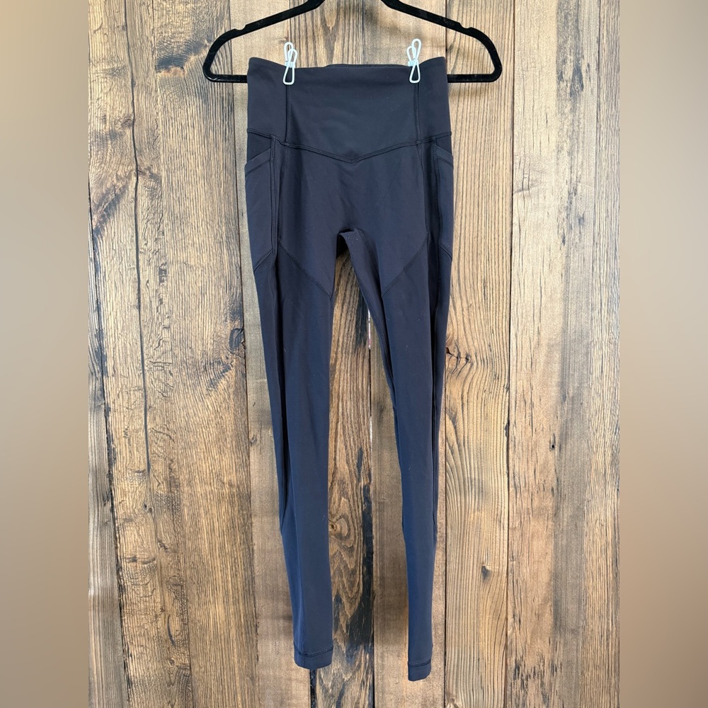 Lululemon Black Side Pocket Leggings Size 4